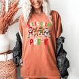 All Is Calm Just Kidding This Is Pre-K Christmas Teacher Women's Comfort Colors T-Shirt Yam