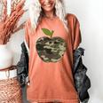 Camo Apple Camouflage Clothing School Student Camo Teacher Men Women Kids Women's Comfort Colors T-Shirt Yam