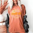 You Can't Scare Me I Teach 4th Grade Teacher Halloween Ghost Women's Comfort Colors T-Shirt Yam
