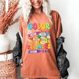 Color The World With Kindness Teachers Back To School Women's Comfort Colors T-Shirt Yam Color The World With Kindness Teachers Back To School Women's Comfort Colors T-Shirt Yam