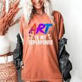 Cool Art For Men Women Art Teacher Artist Painter Superpower Women's Comfort Colors T-Shirt Yam Cool Art For Men Women Art Teacher Artist Painter Superpower Women's Comfort Colors T-Shirt Yam