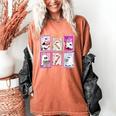 Coquette Bow Spooky Teacher Ghost Halloween Trick Or Teach Women's Comfort Colors T-Shirt Yam Coquette Bow Spooky Teacher Ghost Halloween Trick Or Teach Women's Comfort Colors T-Shirt Yam