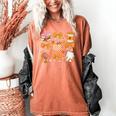 Coquette Bow Teacher Thanksgiving Fall Autumn Girls Women Women's Comfort Colors T-Shirt Yam