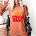 Cute Bilingual Spanish Teacher Buenos Dias Sunshine Women's Comfort Colors T-Shirt Yam Cute Bilingual Spanish Teacher Buenos Dias Sunshine Women's Comfort Colors T-Shirt Yam