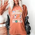Cute School Teacher My Students Are Out Of This World Space Women's Comfort Colors T-Shirt Yam