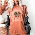 Daycare Provider Teacher Childcare Worker Leopard Heart Fun Women's Comfort Colors T-Shirt Yam Daycare Provider Teacher Childcare Worker Leopard Heart Fun Women's Comfort Colors T-Shirt Yam