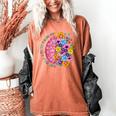 Dyslexia Different Perspective Reading Brain Floral Teacher Women's Comfort Colors T-Shirt Yam