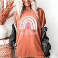 Early Headstart Cute Retro Rainbow Teachers Women's Comfort Colors T-Shirt Yam Early Headstart Cute Retro Rainbow Teachers Women's Comfort Colors T-Shirt Yam