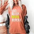 Eat Sleep Math Repeat Teacher Lover Women's Comfort Colors T-Shirt Yam Eat Sleep Math Repeat Teacher Lover Women's Comfort Colors T-Shirt Yam