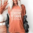 Elementary PE Teacher Tshirt Appreciation Women's Comfort Colors T-Shirt Yam Elementary PE Teacher Tshirt Appreciation Women's Comfort Colors T-Shirt Yam
