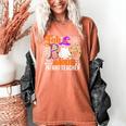 Fab Boo Lous Infant Teacher Halloween Costume Women's Comfort Colors T-Shirt Yam