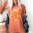 Fall In Love With Teaching 1st Grade Teacher Thanksgiving For Men Women Girls Kids Women's Comfort Colors T-Shirt Yam