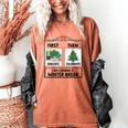 First Educate Then Celebrate Christmas Teacher Winter Break Women's Comfort Colors T-Shirt Yam