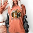 Fun Fall Book Lover Cute Teacher Student Halloween Women's Comfort Colors T-Shirt Yam