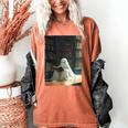Ghost Library Halloween Book Reading Books Lover Teacher Women's Comfort Colors T-Shirt Yam Ghost Library Halloween Book Reading Books Lover Teacher Women's Comfort Colors T-Shirt Yam