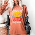 Grade K Super Squad Superhero Kindergarten Teacher Team Women's Comfort Colors T-Shirt Yam