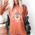 Groovy Teaching My Boos Teacher Ghost Halloween Teacher Women's Comfort Colors T-Shirt Yam Groovy Teaching My Boos Teacher Ghost Halloween Teacher Women's Comfort Colors T-Shirt Yam