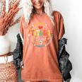 Groovy Title 1 Crew Cute Title 1 Reading Teacher Men Women Kids Women's Comfort Colors T-Shirt Yam