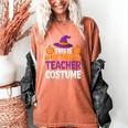 Halloween Costumes For Teachers Tired Teacher Costume Tee Women's Comfort Colors T-Shirt Yam Halloween Costumes For Teachers Tired Teacher Costume Tee Women's Comfort Colors T-Shirt Yam