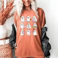 Halloween Ghost Speech Therapy SLP Fall Teacher Tee Women's Comfort Colors T-Shirt Yam Halloween Ghost Speech Therapy SLP Fall Teacher Tee Women's Comfort Colors T-Shirt Yam