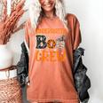 Halloween Kindergarten Boo Crew Kinder Teacher Student Women's Comfort Colors T-Shirt Yam