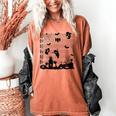 Halloween Music Note Clefs Spooky Ghost For Music Teacher Women's Comfort Colors T-Shirt Yam Halloween Music Note Clefs Spooky Ghost For Music Teacher Women's Comfort Colors T-Shirt Yam