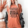 Halloween Statistics Teacher Prisoner Costume Women's Comfort Colors T-Shirt Yam Halloween Statistics Teacher Prisoner Costume Women's Comfort Colors T-Shirt Yam