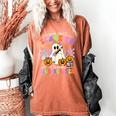 Halloween Teacher You Can't Scare Me I Teach Kindergarten Women's Comfort Colors T-Shirt Yam Halloween Teacher You Can't Scare Me I Teach Kindergarten Women's Comfort Colors T-Shirt Yam