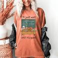 Halloween Teacher I'Ll Just Wait Until It's Quiet Women's Comfort Colors T-Shirt Yam Halloween Teacher I'Ll Just Wait Until It's Quiet Women's Comfort Colors T-Shirt Yam