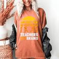 Halloween Teachers Science Math Teachers Love Brains Women's Comfort Colors T-Shirt Yam Halloween Teachers Science Math Teachers Love Brains Women's Comfort Colors T-Shirt Yam