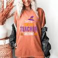 Halloween Teachers This Is My Tired Teacher Costume Women's Comfort Colors T-Shirt Yam