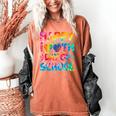 Happy 100th Day Of School Teacher Student 100 Days Tie Dye Men Women Kids Women's Comfort Colors T-Shirt Yam