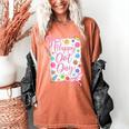 Happy Dot Day Bow Coquette For Teacher Girls Women's Comfort Colors T-Shirt Yam