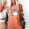 Happy Fri-Yay Teacher Fry Yay Friday Weekend Women's Comfort Colors T-Shirt Yam Happy Fri-Yay Teacher Fry Yay Friday Weekend Women's Comfort Colors T-Shirt Yam