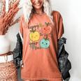 Happy To See Your Face Teacher Apple Women's Comfort Colors T-Shirt Yam Happy To See Your Face Teacher Apple Women's Comfort Colors T-Shirt Yam