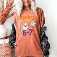 Haunted 67 Ghost Math Teacher Halloween Costume Math Pun Women's Comfort Colors T-Shirt Yam Haunted 67 Ghost Math Teacher Halloween Costume Math Pun Women's Comfort Colors T-Shirt Yam