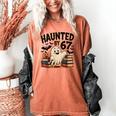 Haunted By 67 Teacher Ghost Pumpkin Halloween Costum Women's Comfort Colors T-Shirt Yam Haunted By 67 Teacher Ghost Pumpkin Halloween Costum Women's Comfort Colors T-Shirt Yam