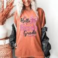 Hello Second Grade First Day Of School Coquette Teacher Girl Women's Comfort Colors T-Shirt Yam Hello Second Grade First Day Of School Coquette Teacher Girl Women's Comfort Colors T-Shirt Yam