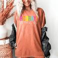 Hooray It's Library Day Teacher Reader Books Back To School Women's Comfort Colors T-Shirt Yam