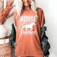 Horse Riding Teacher Rider Lover Equestrian Men Women Kids Women's Comfort Colors T-Shirt Yam Horse Riding Teacher Rider Lover Equestrian Men Women Kids Women's Comfort Colors T-Shirt Yam