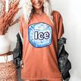 Ice Halloween Pun Costume Easy Lazy Team Group Teacher Women's Comfort Colors T-Shirt Yam