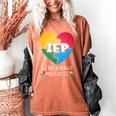 IEP I Encourage Progress Special Education School Teacher Women's Comfort Colors T-Shirt Yam IEP I Encourage Progress Special Education School Teacher Women's Comfort Colors T-Shirt Yam