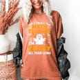 I'm A Math Teacher I'm Scary All Year Long Spooky Halloween Women's Comfort Colors T-Shirt Yam