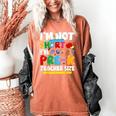 I'm Not Short I'm Pre-K Teacher Size Back To School Teacher Women's Comfort Colors T-Shirt Yam I'm Not Short I'm Pre-K Teacher Size Back To School Teacher Women's Comfort Colors T-Shirt Yam