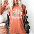 Inclusion Isn't Scary SLP Halloween Costume Sped Teacher Women's Comfort Colors T-Shirt Yam