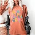 Kind Is Always Cool Groovy Teacher Be Kind Kindness Matters Women's Comfort Colors T-Shirt Yam