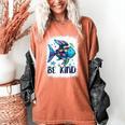 Be Kind Rainbow Fish Teacher Life Back To School Teaching Men Women Women's Comfort Colors T-Shirt Yam