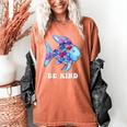Be Kind Rainbow Fish Teacher Life Teaching Back To School Women's Comfort Colors T-Shirt Yam Be Kind Rainbow Fish Teacher Life Teaching Back To School Women's Comfort Colors T-Shirt Yam