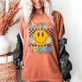 Let's Learn Today Smile Face Back To School For Teacher Kids Women's Comfort Colors T-Shirt Yam