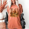 Librarian Turkey Reading Book Fall Thanksgiving Teacher Book Women's Comfort Colors T-Shirt Yam Librarian Turkey Reading Book Fall Thanksgiving Teacher Book Women's Comfort Colors T-Shirt Yam